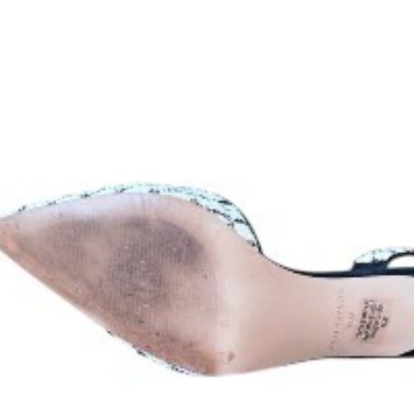 Ann Taylor Tweed and Suede Slingback Heels - Size 8.5 - Picture 8 of 8